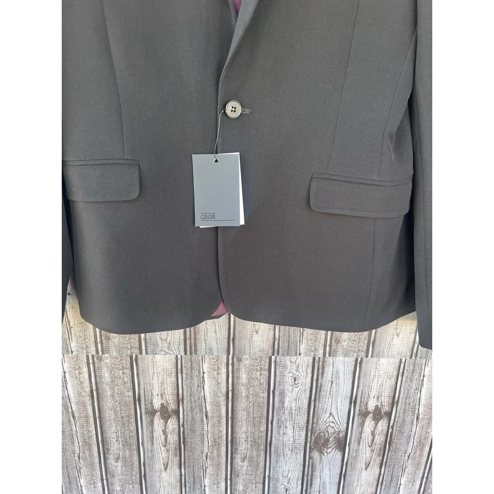 ASOS Men's Blazer Jacket Sport Coat Size 40‎ Short Black
